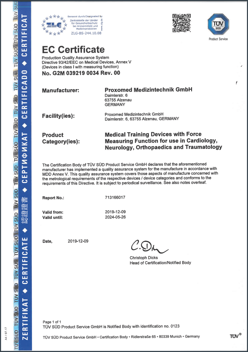 EC Certificate